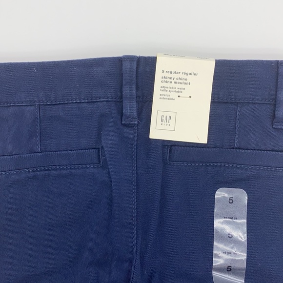 NWT GapKids Navy Skinny Chino Pants - Picture 4 of 8